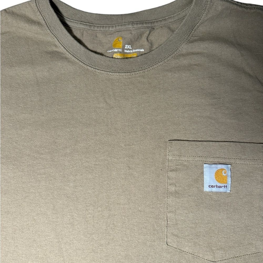 Men’s Carhartt Loose Fit Short Sleeve Pocket T shirt Size 2XL - Picture 4 of 6